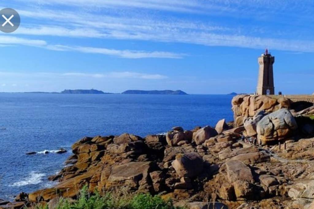 Appartement Plage De Trestraou Perros-Guirec Ngoại thất bức ảnh